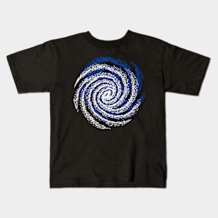 Spiral Swirl Space Kids T-Shirt